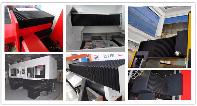  Accordion Flexible Bellow Cover For Glass Machine