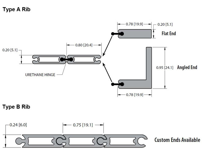 Flexible Aluminium Curtain Bellow Cover